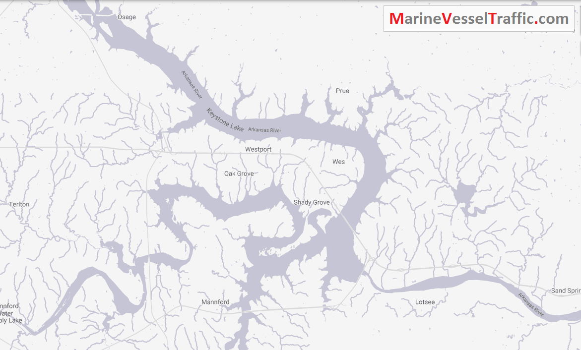 Live Marine Traffic, Density Map and Current Position of ships in ARKANSAS RIVER